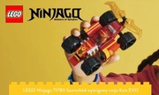 LEGO NINJAGO 71780 Samochód wyścigowy ninja Kaia EVO klocki