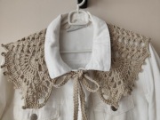 Kołnierzyk vintage beż 