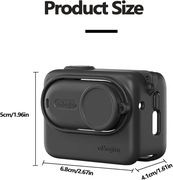 Gdraco Etui ochronne z linką zabezpieczającą do Insta360 GO 3 GO 3S czarne