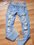 Simply Chic Spodnie Jeansowe Damskie, rozmiar S/36