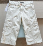 Spodnie rybaczki kremowe Veyron-X 40