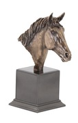 Duża statuetka głowy konia 