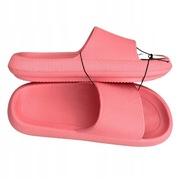 Klapki HOOTOMI Fluffy basen plaża do domu damskie różowe 38 LEKKIE WYGODNE