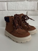 Ocieplane trzewiki buty buciki dziecięce na grubej podeszwie H&M