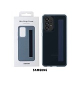 Oryginalne etui Samsung Galaxy A33 5G Slim Strap Cover,niebieskie z paskiem