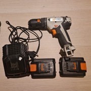 Wiertarko-wkrętarka. DEXTER POWER CDT218LD 18V plus 2 baterie 2 Ah.