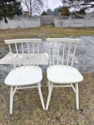 Krzesła drewniane z PRL-u