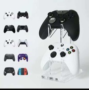 Uniwersalny stojak na 2 pady / kontrolery – akrylowy, przezroczysty Premium