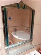 Lustro dekorowane masą perłową