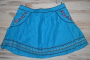 111^ Atmosphere letnia spódnica  mini bawełna haftowana 40/42