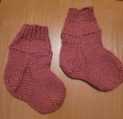 Skarpetki dziecięce ciepłe zimowe 12/13cm