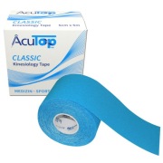 Oryginal Kinesiology Tape AcuTop Blue - NIEMIECKA JAKOŚĆ - niebieski