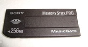 Karta pamięci MEMORY STICK PRO 256 MB SONY Magic Gate czarna Japan 