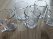 Szklanki kubki z PRL 5 sztuk