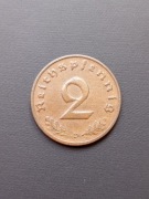2 Reichspfennige 1937 D