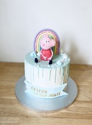 Figurka z masy cukrowej ozdoba tort świnka peppa