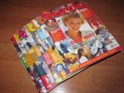 Zestaw 8 x Burda 1997/98/99/00 z kompletem wykrojów Vintage Krawiectwo