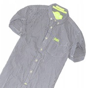 SUPERDRY Japan koszula slim fit w kratkę S/M krata vintage y2k muscle