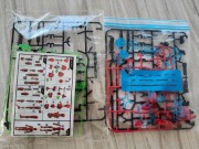 Klocki, robot z ruchomymi częściami, 2 sztuki