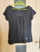 Szara koszula t-shirt na krótki rękaw rozmiar L