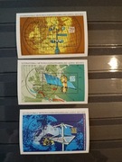 DDR . Rok 1972 Bloki 34-36 kasowane