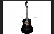 Gitara akustyczna nowa czarna 
