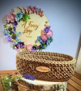  Kosz na pieczywo – kolor whisky handmade A Fancy Loop