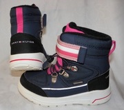 Sygnowane kozaki TOMMY HILFIGER Waterproof r. 28