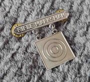 Przypinka - USMC - Marksmanship Qualification Badge (Makrsman + Rifle)