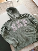 Zielona bluza dziewczęca z kapturem GAP