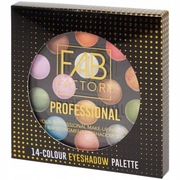 PALETA do MAKIJAŻU ZESTAW CIENI FAB FACTORY 14 kol