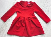 F&F sukienka 98 czerwona 