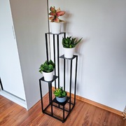 Kwietnik Stojący - Stojak na Kwiaty 4 Donice 110cm LOFT
