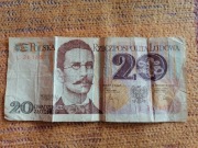Banknot 20 zł z 1982 rok!! 