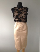 Nowa sukienka Elise Ryan dopasowana z koronką xs