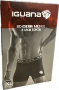 Zestaw 2-pack bokserki męskie IGUANA r. XL BAWEŁNA