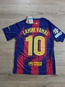 Koszulka piłkarska FC Barcelona Liga Mistrzów nr 10 Lamine Yamal rozmiar M 