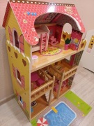 Domek dla lalek basen akcesoria 