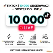 E-Marketing: Pakiet Wizerunkowy dla Social Media - 10k Obserwacji TikTok
