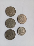 10 złotych zestaw 5 sztuk 1970-1976