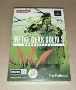 METAL GEAR SOLID 3 - Subsistence - LIMITED Gra PLAYSTATION 2 (PS2) (NTSC-J)