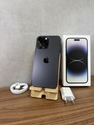 iPhone 14 Pro Max 128GB Grafitowy - 100% baterii | zestaw | faktura