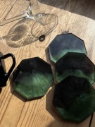 Podstawki pod kubek z żywicy epoksydowej Handmade prezent rękodzieło