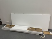 Erkado białe drzwi 80 lewe z ościeżnicą 26-30cm 