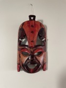 Maska afrykańska Drewno Tanzania 25 cm