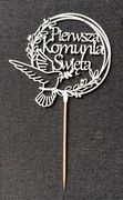 Topper na tort  toper Pierwsza Komunia Święta 