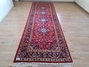 Iranski ręcznie tkany wełniany chodnik Meshed 98x315cm.Cudo z Iranu 