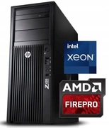 6 rdzeni 12 wątków, komputer HPZ420 , Fire pro 7000 4gb, 8 Gb DDR3