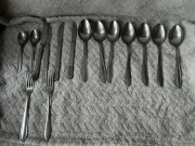 SZTUĆCE GERLACH ROŚLINNE PRL 15 SZT