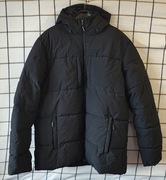 Kurtka 4F - męska, puchowa, zimowa, z kapturem, czarna XXL